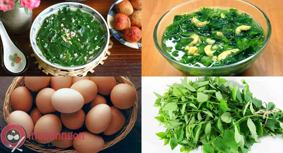 Nguyên liệu chế biến món canh rau ngót nấu trứng bổ dưỡng