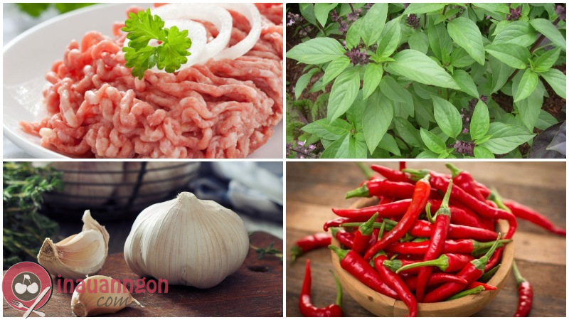 Những nguyên liệu cần chuẩn bị để thực hiện món thịt heo xào giấm