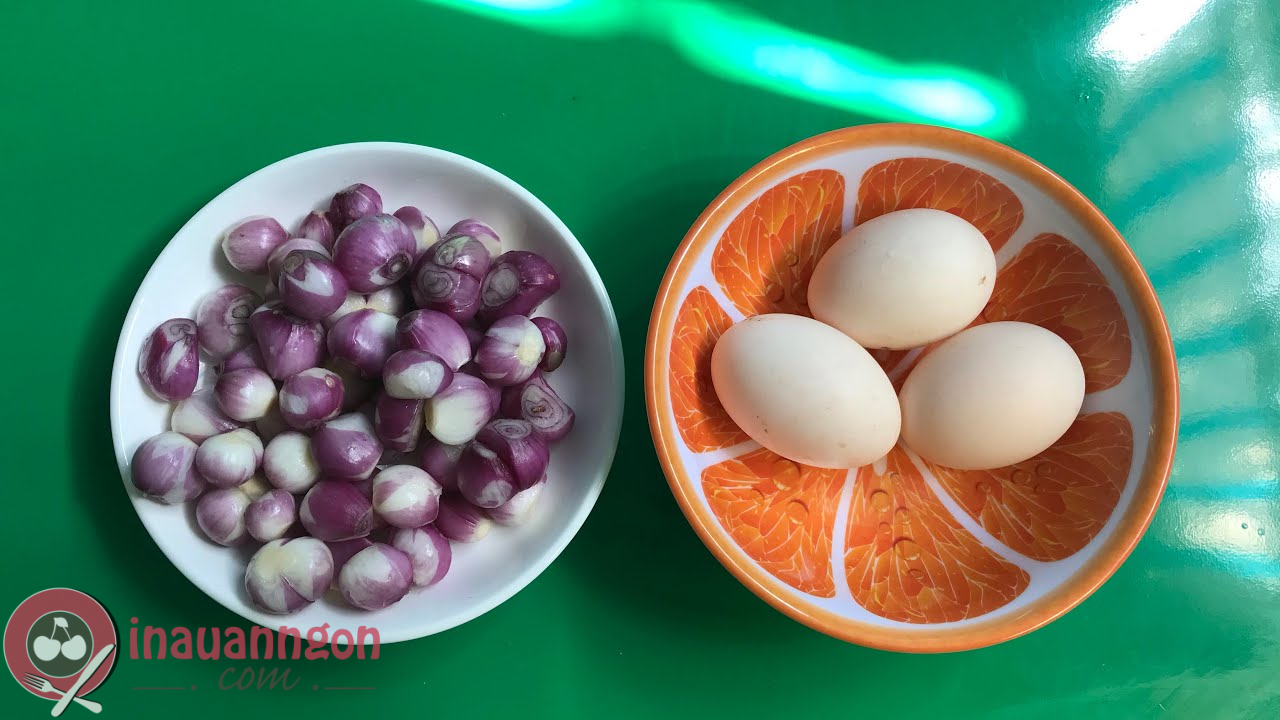 Nguyên liệu cần có để chế biến món trứng đúc thịt rán
